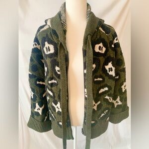 Zadig & Voltaire Camo Zip Cardigan